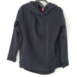 Nike asymmetrical hoodie sweatshirt zip up